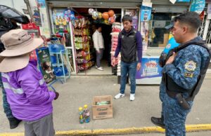 Guardia Ciudadana refuerza controles en parroquias rurales para prevenir la venta de alcohol y cigarrillos a estudiantes Cuenca,